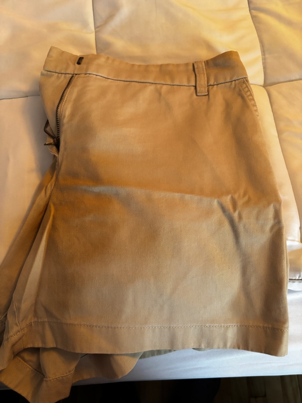 J. Crew Women's Shorts Trio in Navy, Khaki, and Light Blue - Picture 3 of 11